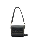 Valentino Shine Re Flap Studded Bag in Black